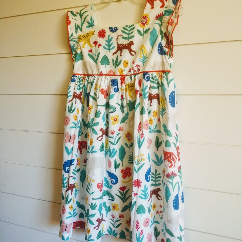Mini Boden jungle print dress